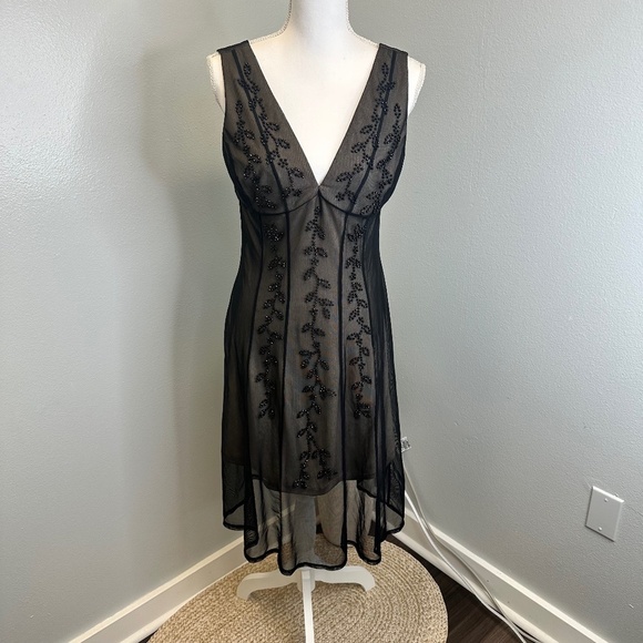 J.R. Nites Dresses & Skirts - J.R. Nites Vintage Beaded Y2K 2 Layer Evening Dress Size 8